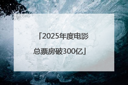 2025年度电影总票房破300亿