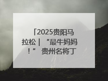 2025贵阳马拉松｜“最牛妈妈！” 贵州名将丁常琴获网友点赞