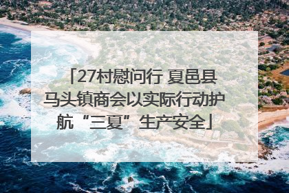 27村慰问行 夏邑县马头镇商会以实际行动护航“三夏”生产安全